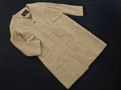 SLOBE IENA スローブイエナ ウール100% ノーカラー コート size38/ベージュ◇◇ レディース