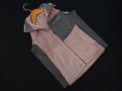 mont-bell モンベル フリース ポケット ジップアップ ベスト sizeS/ピンクｘグレー ◇■ レディース