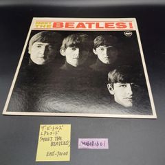 レコード 丸帯 ビートルズ 東芝音工盤 ミート・ザ・ビートルズ 帯付き