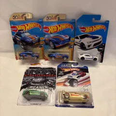 【未開封保管品】⁠ホットウィール　５台セット　シボレーカマロ　ホンダレーサー　まとめ売り　ミニカー⁠　C-623