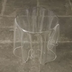 essey エッセイ Illusion アクリル 飾り台 サイドテーブル ヴィンテージ John Brauer 透明 花台 スタンド イリュージョン 北欧 103415
