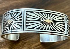 Howard Nelson 14K Gold Sunburst Bracelet/ハワードネルソンナバホ