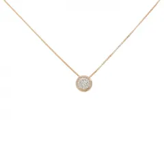 K18PG ダイヤモンド ネックレス 0.20CT