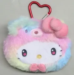 【新品】バッグ ハローキティ ミニフェイスポーチ レインボー 「サンリオキャラクターズ」