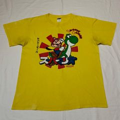 00s FRUIT OF THE LOOM Tシャツ スーパーマリオ ヨッシー Nintendo 任天堂 イエロー 2009 L表記