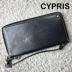 CYPRIS キプリス オーガナイザー トラベルウォレット ラウンドファスナー 長財布 黒