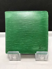 LOUIS VUITTON　ルイヴィトン　二つ折り財布　エピ　ポルトモネビエ　カルトクレディ　ボルネオグリーン　3211