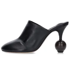 ジャックムス  LES MULES BISOU ジオメトリックヒールレザーミュール レディース 37