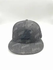 CS2413  ニューエラ　タグ付　7 3/8 NBA　ブラック　レイカーズ　キャップ