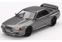 【中古】ミニカー 1/64 Nissan スカイライン GT-R (NISMO BNR32 CRS Version) 右ハンドル(ダークメタルグレー) 「ミニGTシリーズ」 [MGT01024-R]