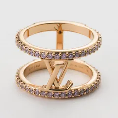 新品 ルイヴィトン Louis Vuitton リング・指輪 リング・LV アイコニック ストラス ピンクゴールド