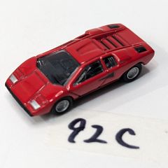 京商 ランボルギーニ カウンタック LP400 1/100 レッド ミニカー 箱なし 中古