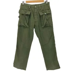 ユーズドフルギ USED古着 70~80s 海兵隊 ミリタリー ボタンフライ ユーティリティパンツ メンズ 表記無