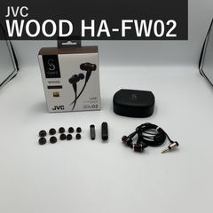 JVC ケンウッド カナル型イヤホン WOOD ハイレゾ対応 HA-FW7-B - メルカリ