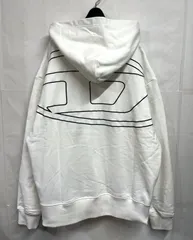DIESEL｜ディーゼル  S-Macs-Hood-Megoval-D A11304  バック オーバルDロゴ刺繍 プルオーバーパーカー