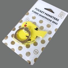 IJOY RING マルチリング 指リング バンカーリング キャラクター部分がラバー素材のスマホリング ラバー製  ポケモン ピカチュウ ポケットモンスター  4166