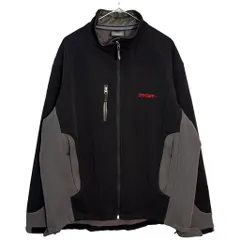 SPYDER スパイダー ソフトシェルジャケット アウトドア ブラック(メンズ L)中古 古着 Y9460