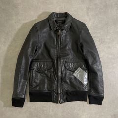 AMERICAN RAG CIE G-1型 カウレザー フライトジャケット ジップアップ ブルゾン レザージャケット アメリカンラグシー