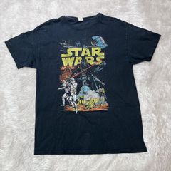 【USA古着】スターウォーズ ダースベイダー Tシャツ L 黒 ムービーT 映画 訳あり