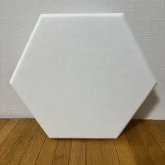 DIY 騒音対策  防音ファストラボ® 吸音パネル hisoka ヘキサゴン型 10枚セット  吸音材 防音材 防音  パネル ボード ピュアホワイト  白