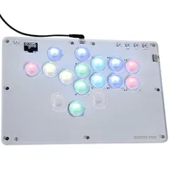 【新品】 Haute42 T16 PRO レバーレスコントローラー レバーレスアケコン ホワイト 格ゲ向 PC Switch1/2 PS4対応 JZW-Shop 0
