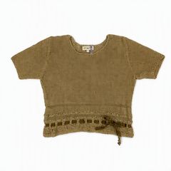 GIANNI LO GIUDICE ニット 半袖 40 ベージュ