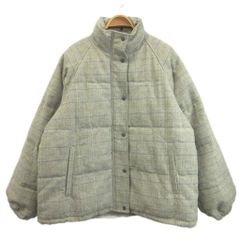 フリークスストア FREAKS STORE 中綿ジャケット 上着 F グレー ヘリンボーン柄 スタンドカラー 長袖 アウター F24-TKF-21 /YU ■GY70