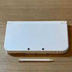 9-023【上下IPS・上画面 液漏れあり】Newニンテンドー3DS LL パール・ホワイト