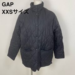 GAP ギャップ キルティングコート ダウンジャケット ブラック XXSサイズ 古着