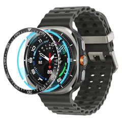 Spigen Galaxy Watch Ultra 47mm ケース ベゼルリング ベゼル・チューン (ブラック) Ju