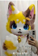 着ぐるみヘッド 鳥 鷹 全頭ヘッド ケモノ ファースーツ ぬいぐるみ