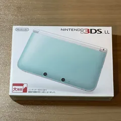 9-027【本体 未使用級】ニンテンドー3DS LL ミント×ホワイト 箱付き
