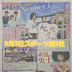 匿名配送！送料込み！  5月11日 朝刊　 スポーツ紙5社