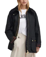 バブアー レディース アウター コート Barbour Allerston Waxed Coat Black ブラック
