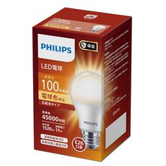 【新品】 Philips(フィリップス) LED電球 E26口金 100W相当 電球色 広配光 定格寿命45000時間 密閉器具対応 LDA11L-G/E/K/1P-A