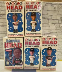 N2-12】◇ 中古 バブルヘッド BOBBLE HEAD フィギュア 中村紀洋&梨田昌