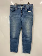 PD402⚫︎UNIQLO JEANS⚫︎ユニクロジーンズ⚫︎パンツ⚫︎デニム⚫︎ジーンズ⚫︎ストレート⚫︎ストレッチ⚫︎ウォッシュ加工⚫︎レディース⚫︎size27⚫︎ライトブルー