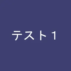 テスト出品です。購入しないでください。