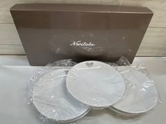 【L5-70】◇  ノリタケ　直径15cm 丸皿プレート　5枚セット　日生運輸 非売品　開封済み