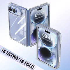 ★（予約販売の商品） 18ULTRA/18FOLD クリア 透明 スマホケース スマホカバー 耐衝撃 tpu+PC IP