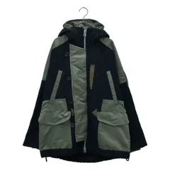 sacai / サカイ | Cotton x Nylon Twill Blouson コットン ナイロン ツイル ブルゾン | 1 | ネイビー/カーキ | レディース