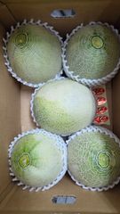53訳あり 富良野産赤肉メロン 8kg箱 6玉入り - メルカリ