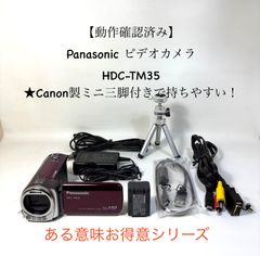 動作確認済 Panasonic ビデオカメラ HDC-TM35 ★Canon製ミニ三脚付きで持ちやすい！スマホ転送サンプル有 Shopえびすまる