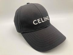CELINE／ベースボールキャップ／ブラックロゴ／帽子・キャップ／保存袋有