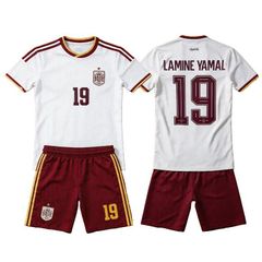120cmスペイン代表 LAMINE YAMAL 子供ユニフォーム 上下セット - メルカリ