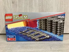 【未開封】レゴ  LEGO SYSTEM  4520  カーブレール  Curved Rails  9Vトレイン用  8本セット