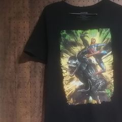 MARVEL Spider-Man Venom Print T-Shirt, Size M (Discounted Price due to minor imperfections)