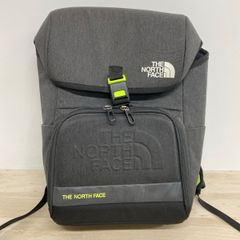 THE NORTH FACE/ザノースフェイス バックパック/リュックサック グレー×イエロー系 ロゴプリント エンボス加工[OV00136]