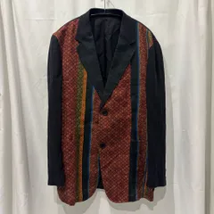 Yohji Yamamoto POUR HOMME ヨウジヤマモトプールオム 21SS Ethnic Jacket エスニックジャケット HD-J50-820 レッド系 size:3【中目黒B09】