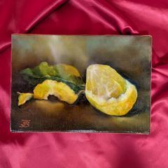 果物静物画 油絵 シャインマスカット 静物画 絵画 果物絵画 果物油絵